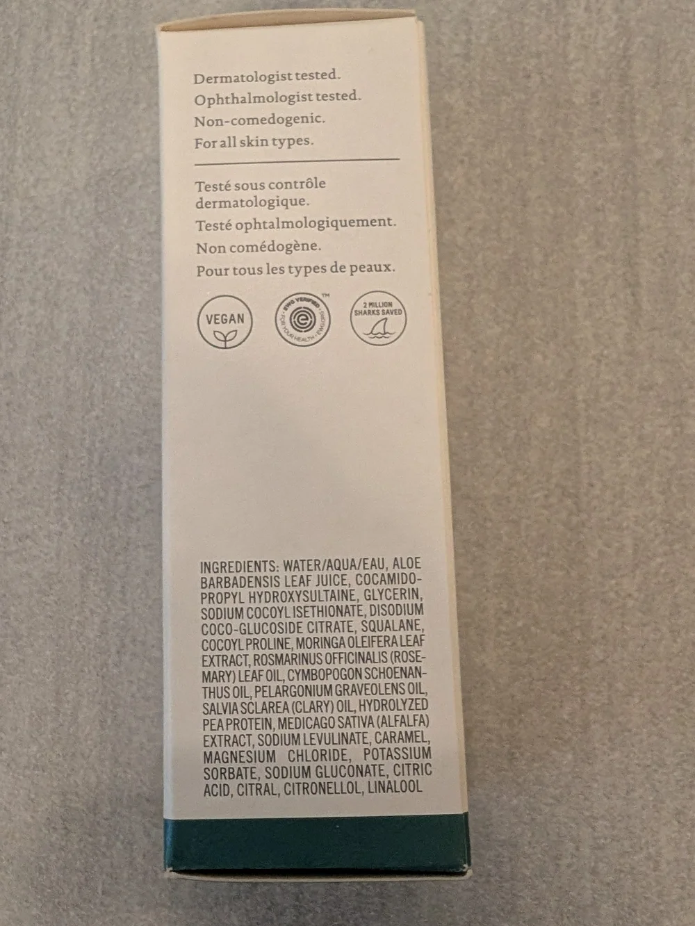 Biossance Squalane + Amino Aloe Gentle Cleanser 50ml NIB